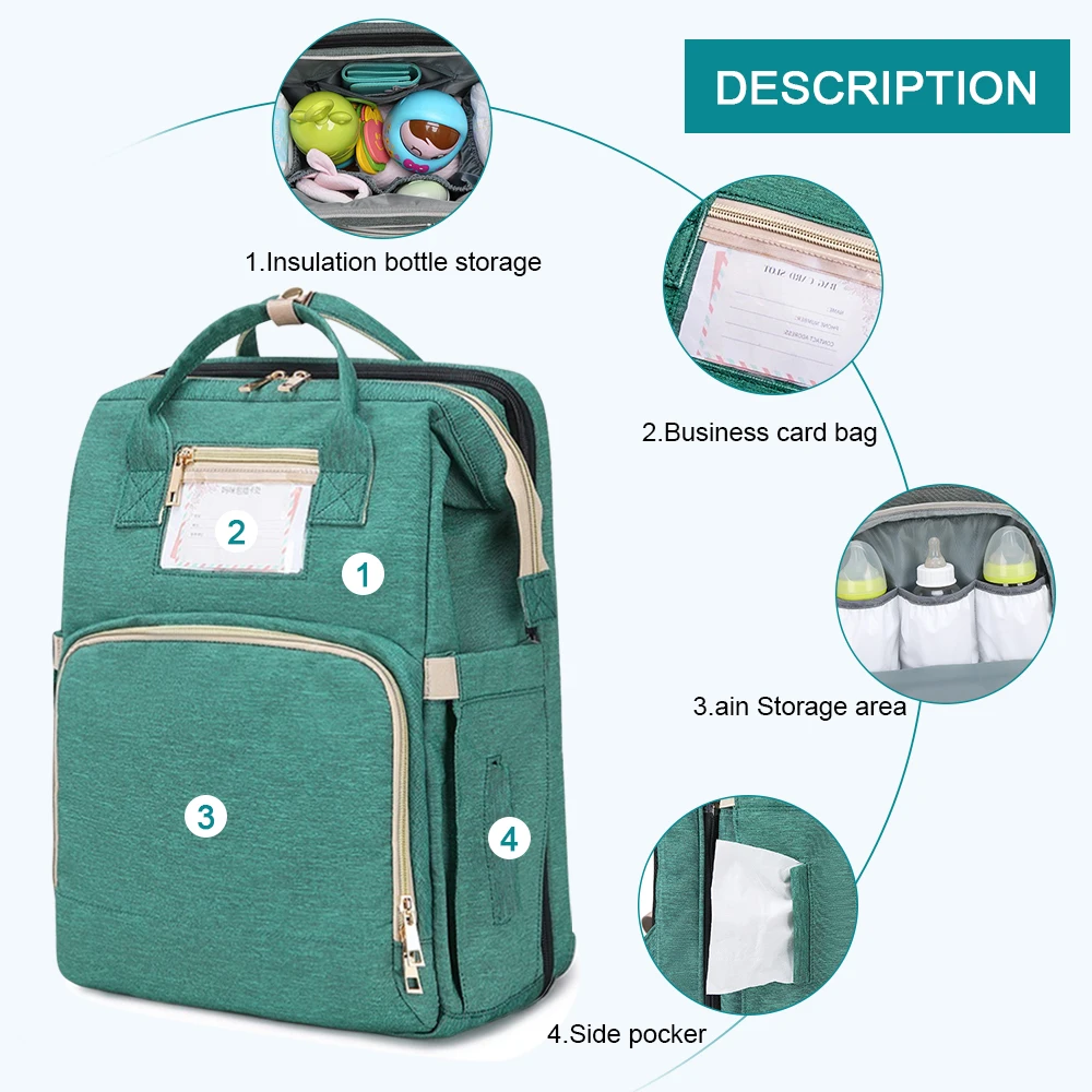 Портативный детский дорожный спальный мешок складная детская кровать сумка для