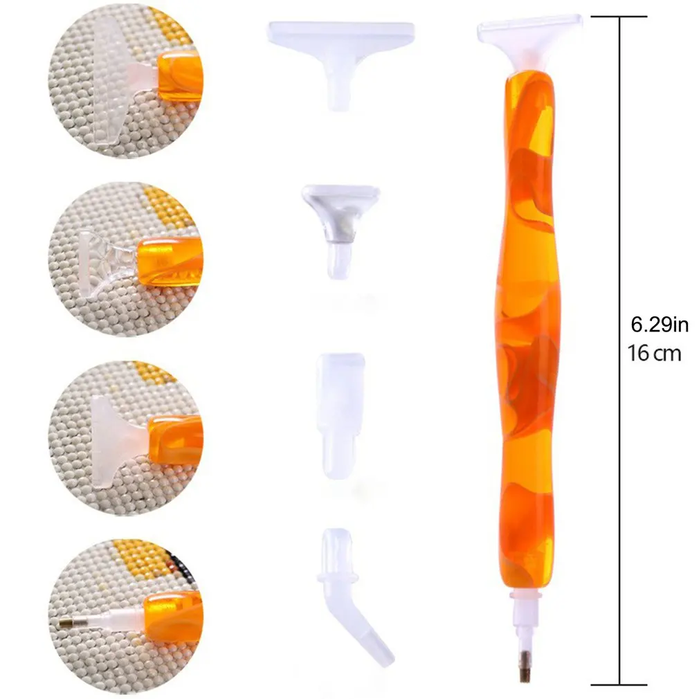 

Resin Polished Diamond Painting Point Drill Painting Tool Drill Pen DIY For 5D Painting And Replacement Drill Bits Clay Plate