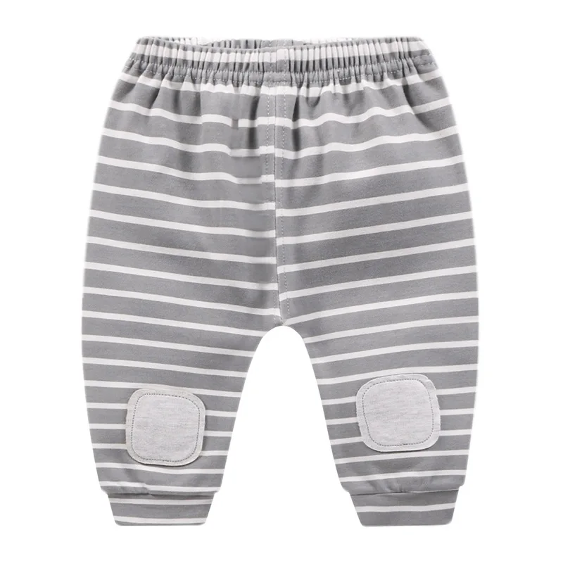 0-3T Autumn Winter Baby Boys Girls Long Pants Cute Striped Leggings Cotton Full 3 6 9 12 18 Months Baby's Clothing | Детская одежда