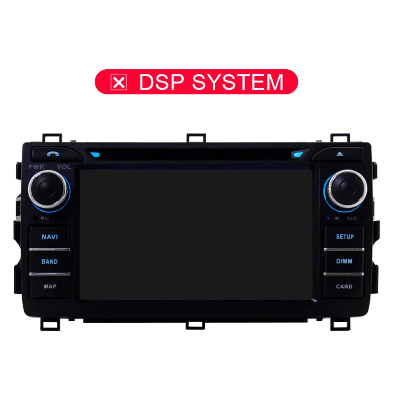 NO DSP JDASTON 2 DIN Android 9,0 автомобильный dvd-плеер для Toyota Auris 2013 Восьмиядерный 4G+ 64G Автомобильный Радио Мультимедиа gps стерео аудио - Цвет: NO DSP