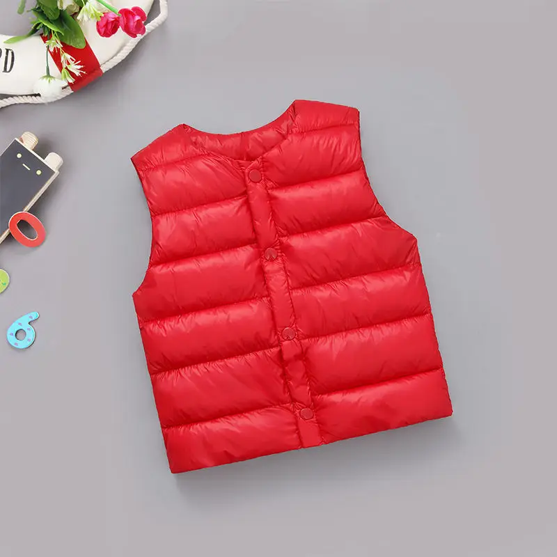 Baby Down Cotton Vest Baby Vest Waistcoats Winter Boys Girls Infants Toddlers Wear Newborns Boys Baby Girl Winter Clothes