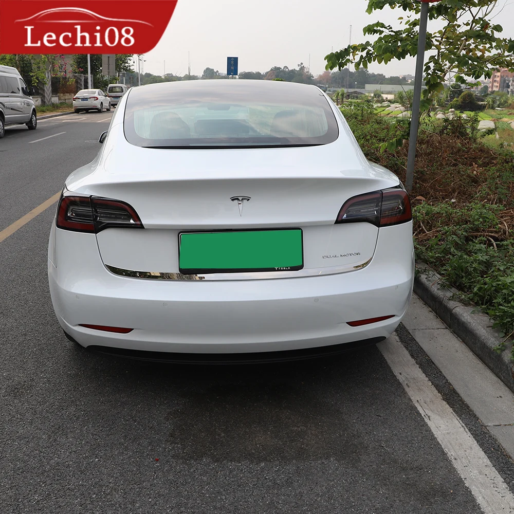 Отделка задней двери из нержавеющей стали для Tesla model 3 аксессуары/аксессуары