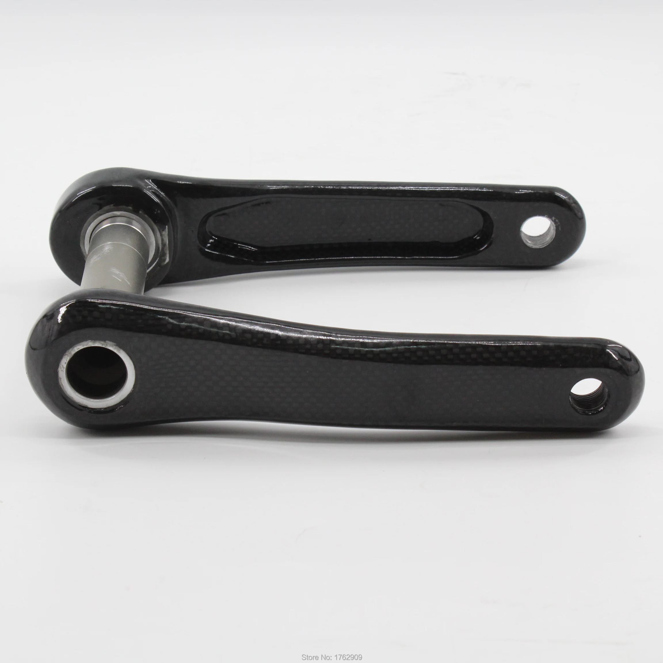 New Climbing bike 3K full carbon fibre bicycle crank with alloy bottom bracket Axis 24mm 170mm MTB lightest parts Free shipping | Спорт и