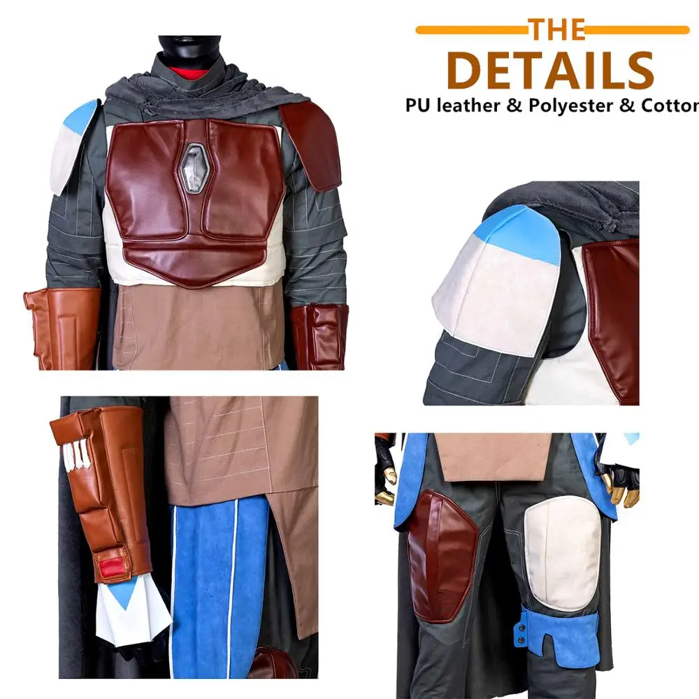 X COSTUME костюм мандалор косплей реквизит копия маски ESB 1 комплект Рождественский