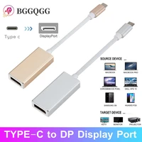bggqgg usb c type c to dp display port converter cable hub 10gbps 4k 30hz 1080p 60hz video av cord adapter for macbook air 12
