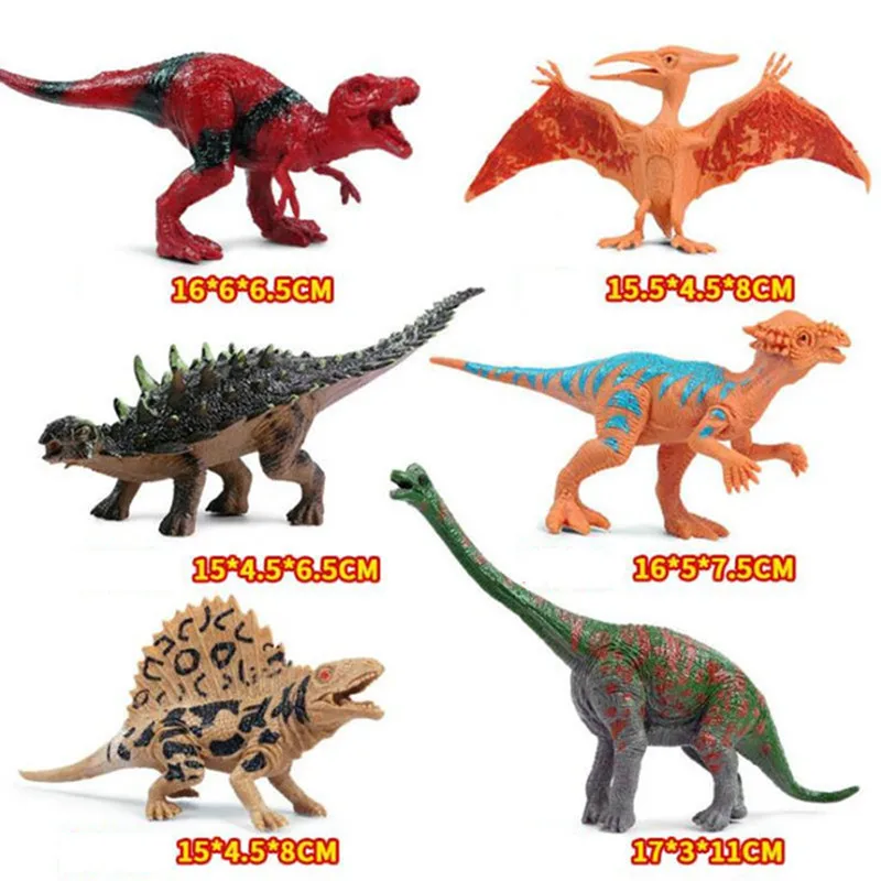 12 шт. Парк Юрского периода Тираннозавр Рекс Динозавр Модель игрушки животные