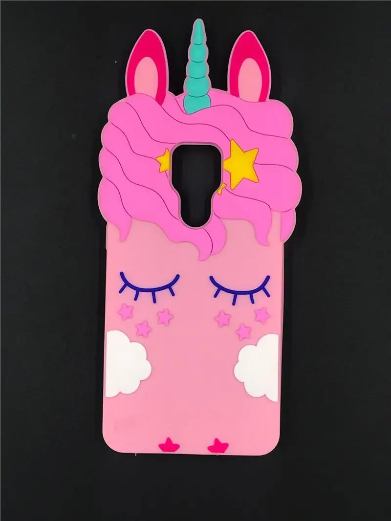 

For Huawei Mate 20/mate 20 Pro Cute 3D Cartoon Sexy Eyelash Pink Unicorn Horse Phone Cover Case For Huawei Mate 20/mate 20 Pro