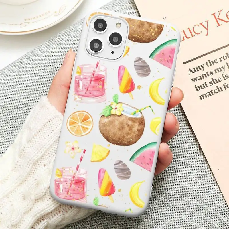 

Cartoon Fruit Lemon fashion cute special Phone Cases Candy Color for iPhone 11 12 mini pro XS MAX 8 7 6 6S Plus X 5S SE 2020 XR