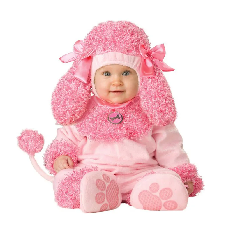 13 pink dog Детский Рождественский костюм для маленьких мальчиков и девочек; комбинезон; Одежда для новорожденных; маскарадный костюм для маленьких мальчиков и девочек; комплект одежды - Цвет: 13 pink dog