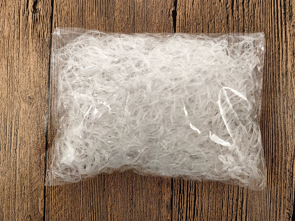 

1000pcs/lot Transparent Topknot Bands For Dogs Hair Best Rubber Latex Dog Grooming Band (Elastic) Pet Grooming Accessories