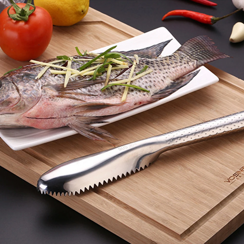 Скребок для рыбной чешуи приготовления пищи из нержавеющей стали быстрая