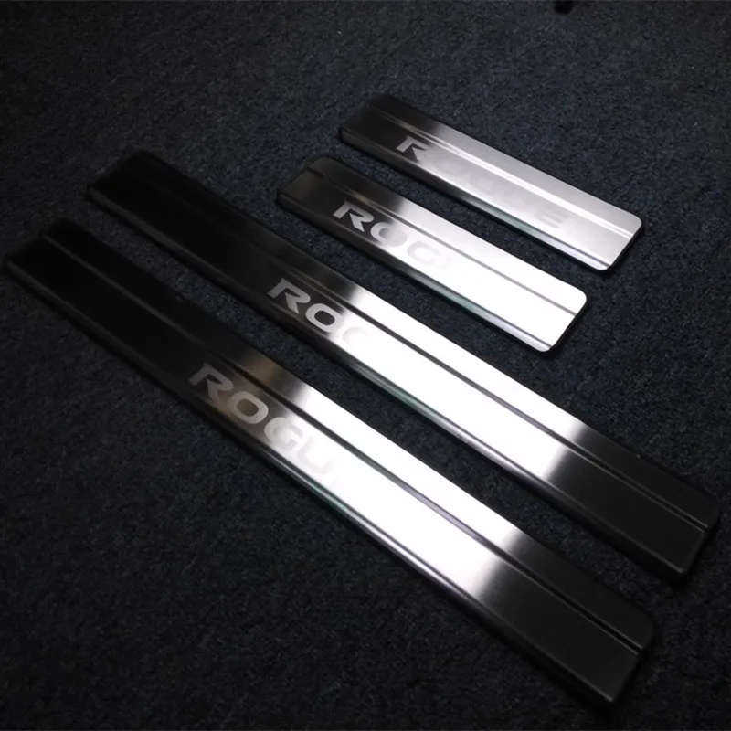 

For Nissan ROGUE 2015-2019 Stainless Steel Door Sill Scuff Plate Door Running Board for Rogue 2016