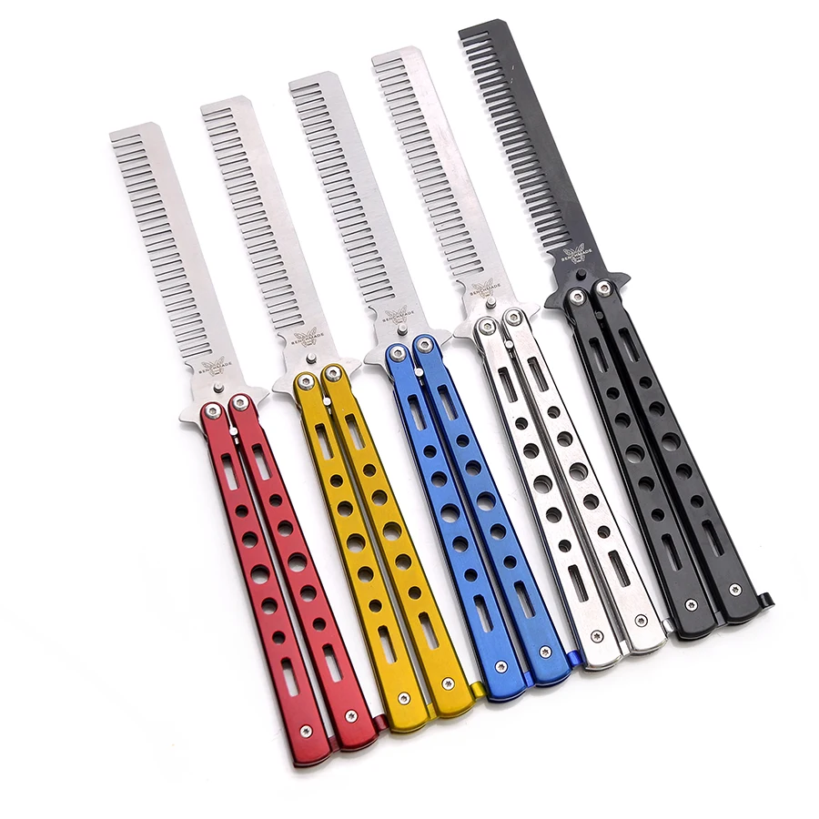 Складной нож для усов и бороды из нержавеющей стали|Расчески| |