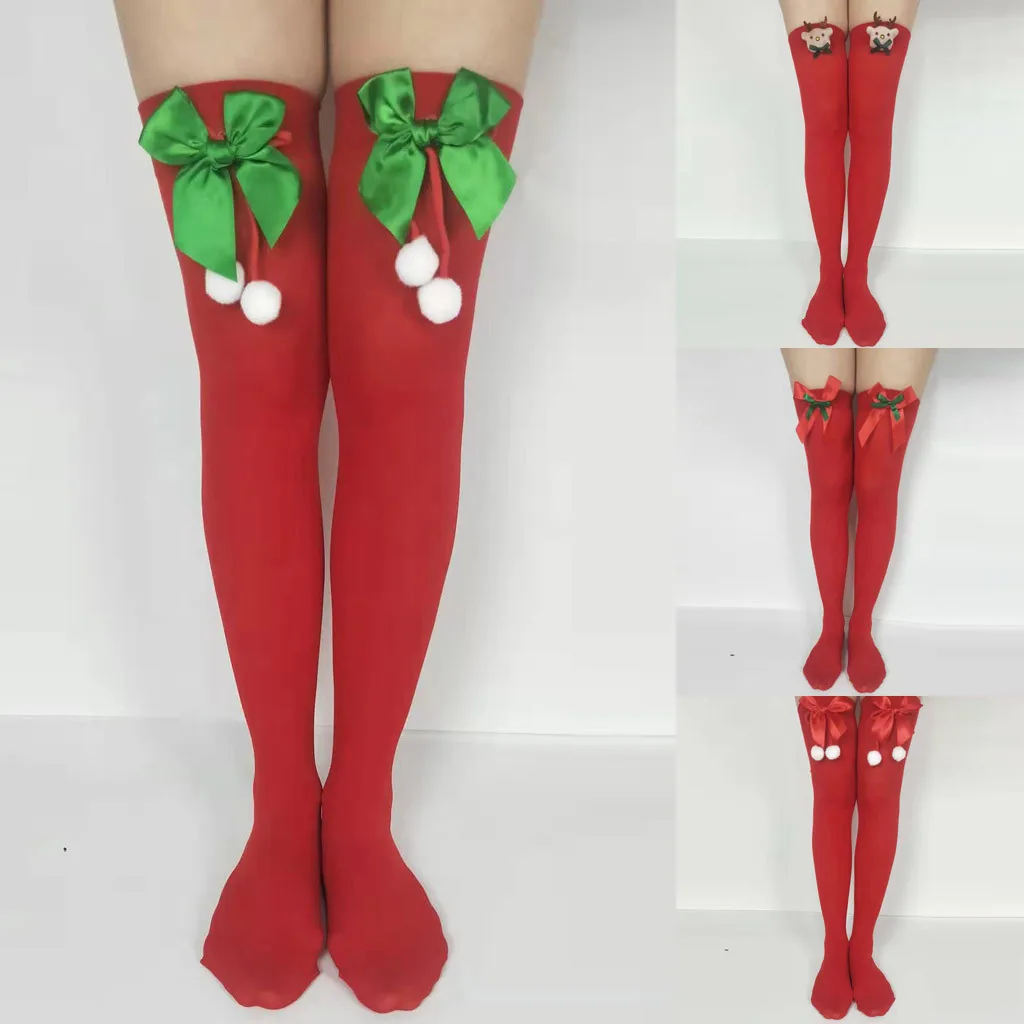 2019 женские Колготки для девочек с милым бантом и сексуальные чулки длинные гетры