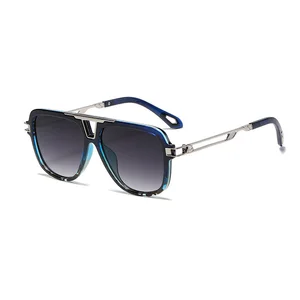 NEW Luxury brand design Fashion Style Square  Metal Small frame rimless Sunglasses Men Sun Glasses O in USA (United States)