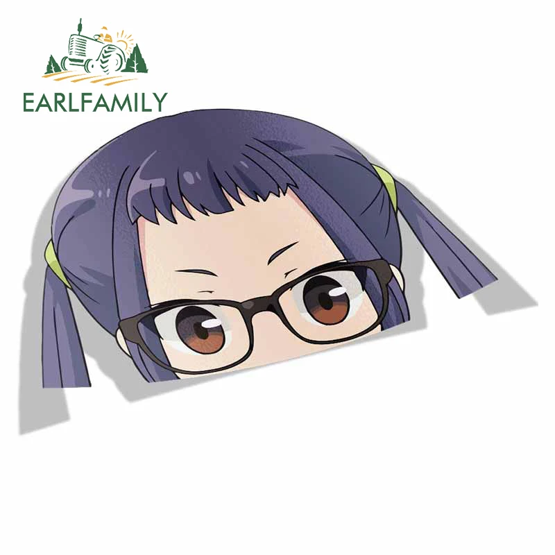 EARLFAMILY 13 см x 8 3 автомобильные наклейки для Chiaki Ogaki yulu лагерь Peeker Peek аниме виниловые
