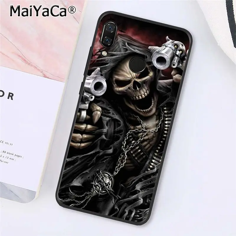 A4 MaiYaCa Мрачный Жнец "скелетная" Капа чехол для телефона для Xiaomi Redmi8 4X 6A S2 5A Redmi 5 5Plus Note7 8Pro 7A 6A - Цвет: A4