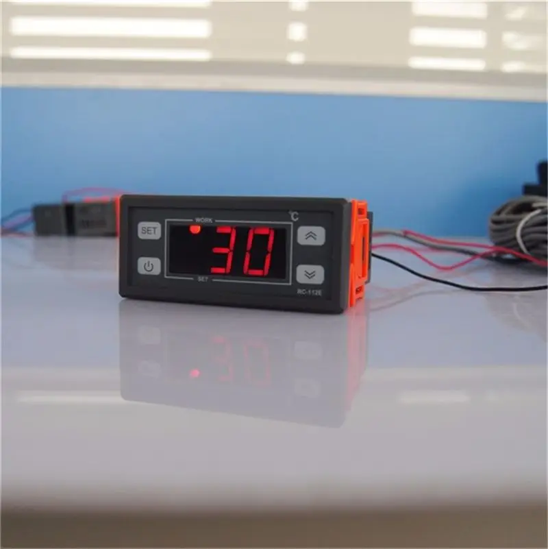 

RC-112 220V/110V 10A Digital LCD Thermostat Regulator Temperature Controller