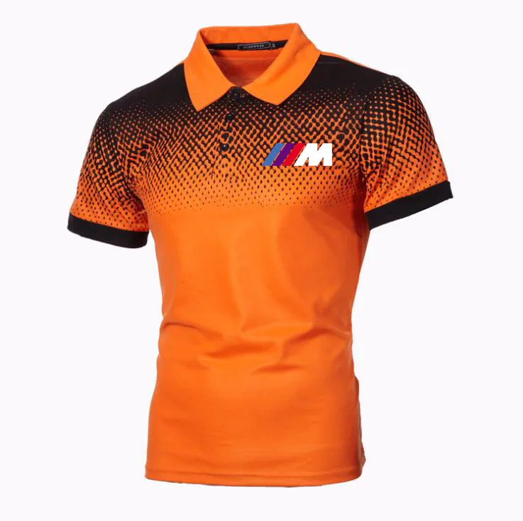 Футболка мужская с коротким рукавом и логотипом автомобиля хлопок повседневная