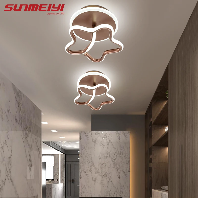 

Gold Led Ceiling Lights For Living room Kids Bedroom Nordic Hall Corridor Ceiling Lamp Stars Loft Stairs Light luminaria teto