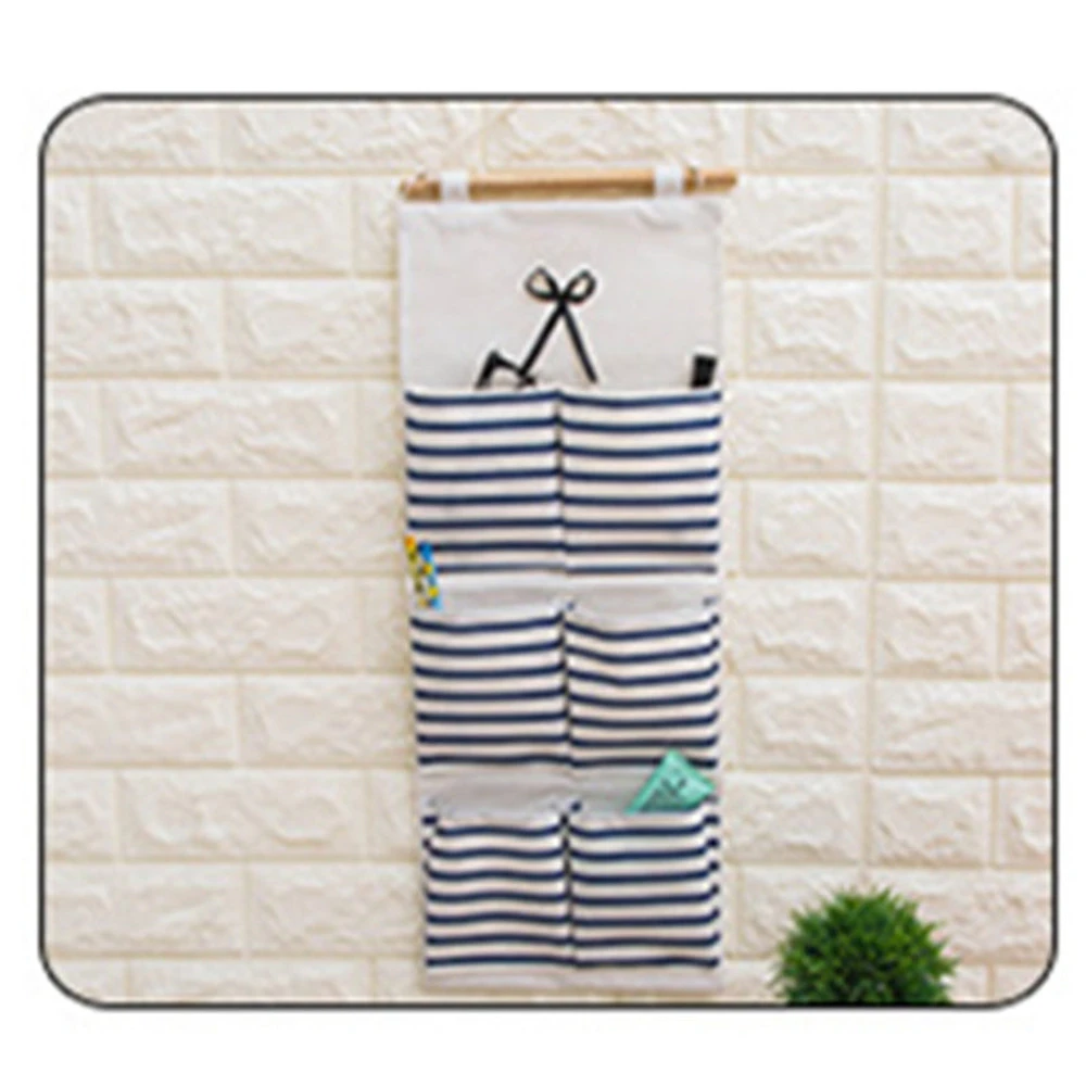 Из хлопка и льна с органайзер ящики для хранения 6/8 сетки настенный мешок нижнее