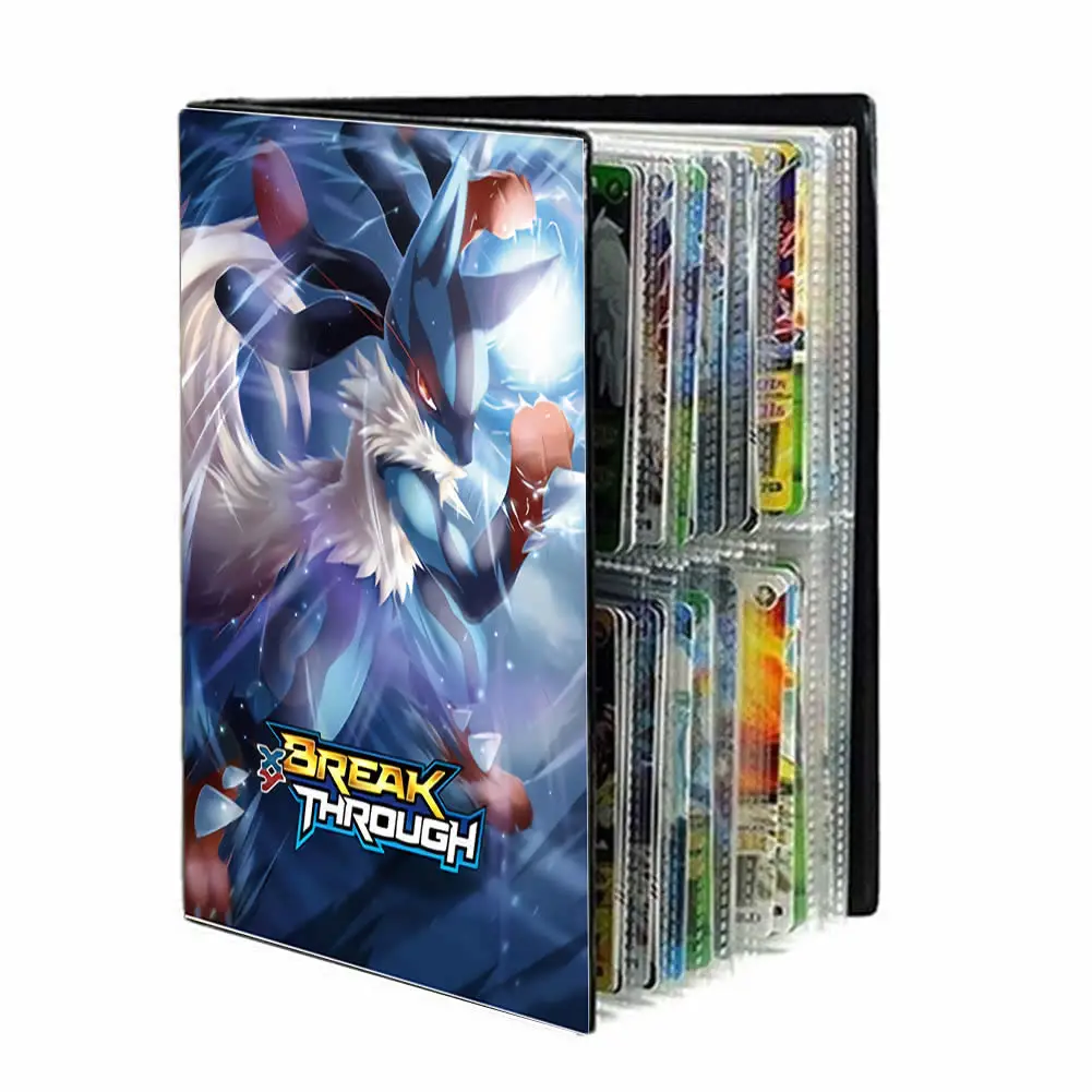 Nuevo 240 Uds Pokemon &aacute;lbum tarjetas marcadores de libros Anime personajes de videojuego Tarjeta de colecci&oacute;n de Binder entrenador Pokemones Carpeta de regalo para los ni&ntilde;os-0