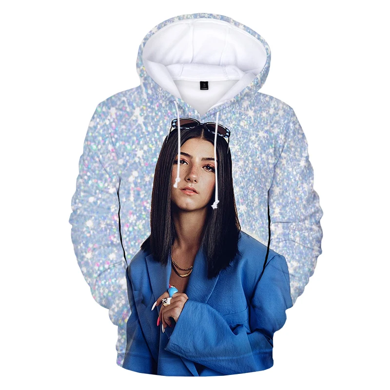 

Charli D'Amelio 3D Print Hoodies Boys/girls Harajuku Streetwear Hoodie Sweatshirts Autumn Casual Pullover