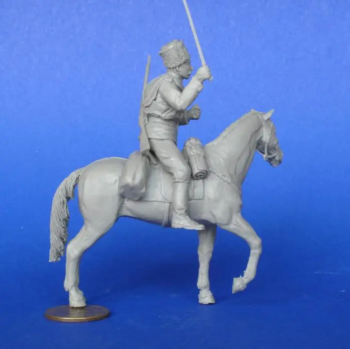 Полимерная модель 1/35 строительный комплект фигурка катание на солдате | Игрушки