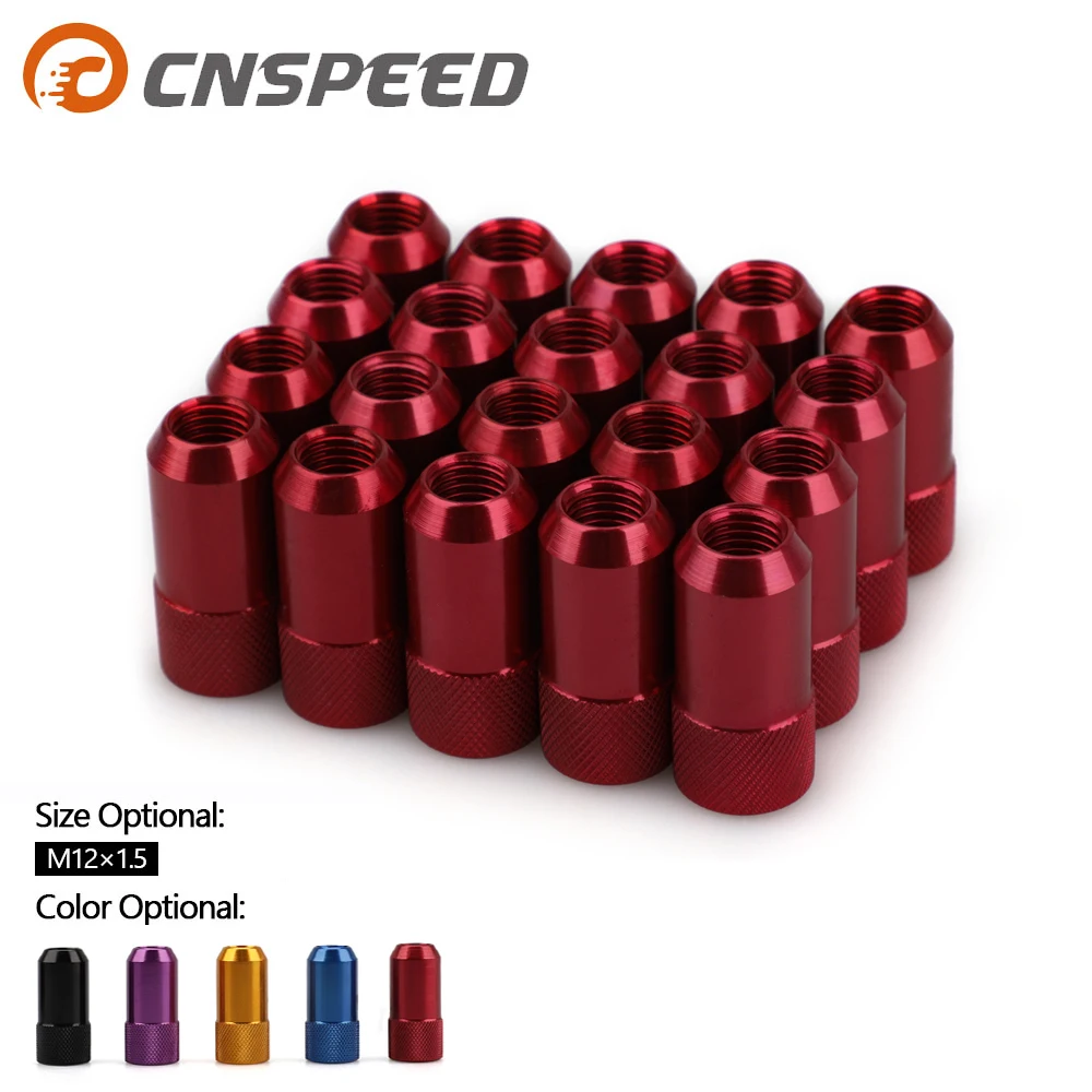 Гайка для гоночного колеса из алюминиевого сплава 7075 t6 20 шт. d1 m12x1.5 наконечники