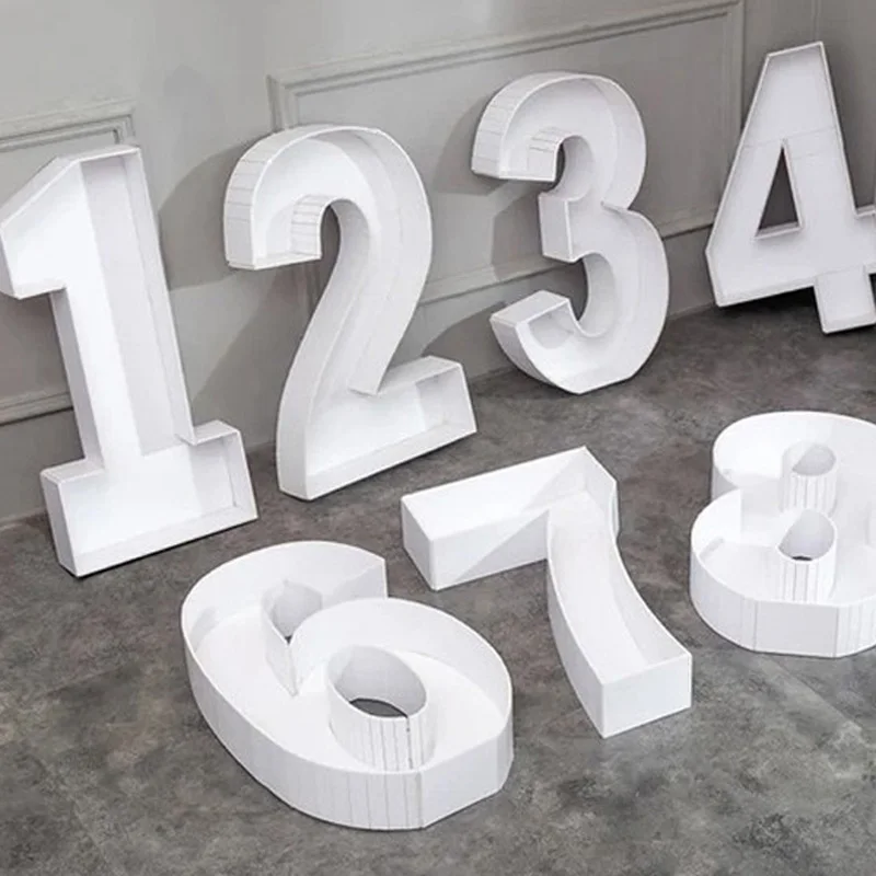 Большая Огромная мозаичная рамка с цифрами и шарами для мальчиков девочек