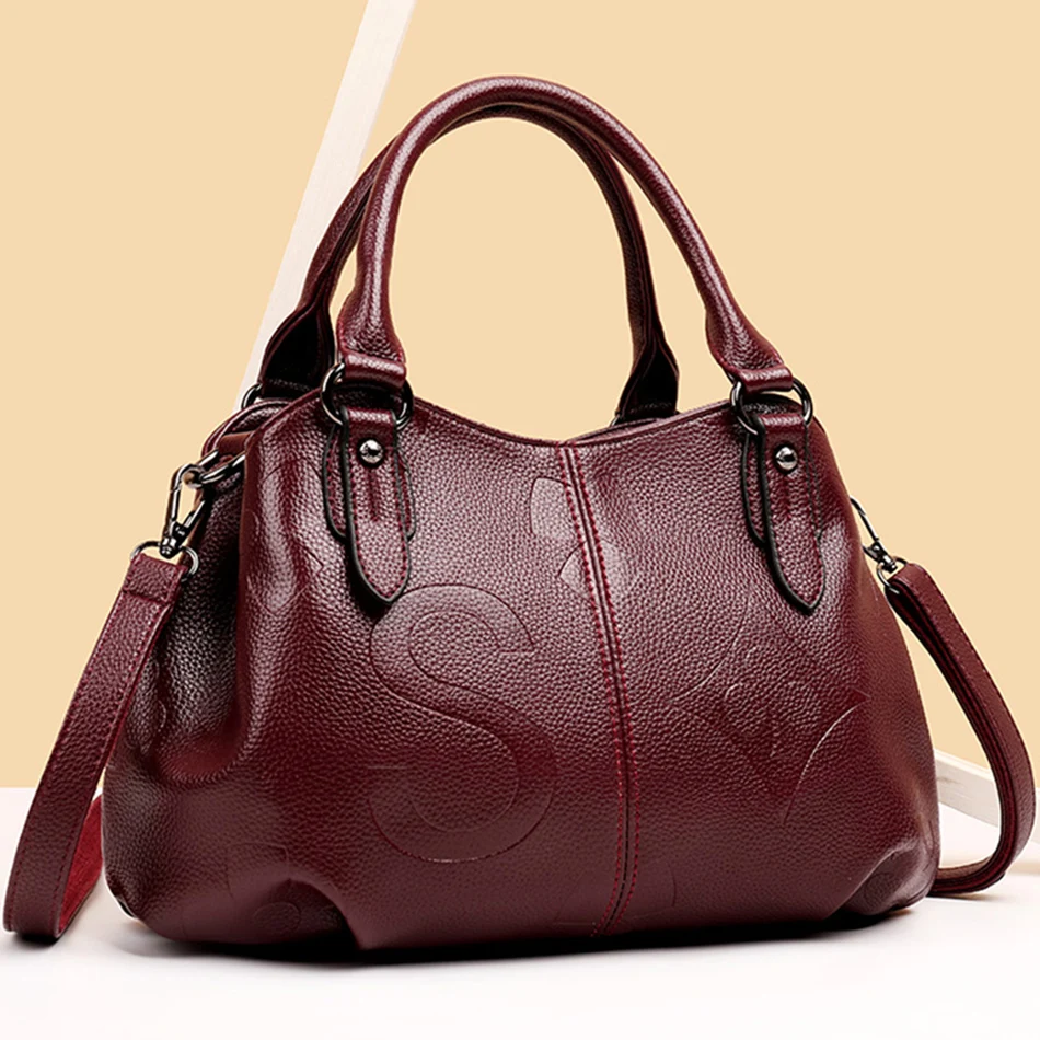 

Bags for Women Leather Luxury Sac Purses and Handbags Quality 3 Layers Designer Hand Shoulder Crossbody Small Fashion Tote bags