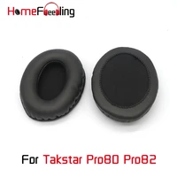 homefeeling ear pads for takstar pro80 pro82 earpads round universal leahter repalcement parts ear cushions