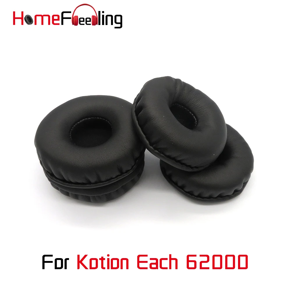 Homefeeling Ear Pads For Kotion Each 62000 Earpads Round Universal Leahter Repalcement Parts Ear Cushions