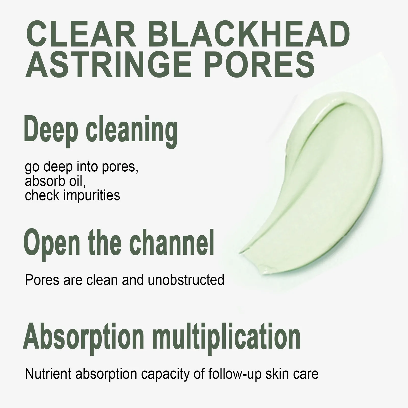 

HAICAR Personal Skin Care facial mask Green Tea Cooling Cleansing Mud Mask High Quality Whitening Wrinkle Removal Moisturizing