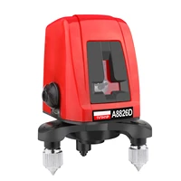 a8826d laser level 2 red lines 1 point tape measure 360 degree self leveling cross distance meter cross line laser level