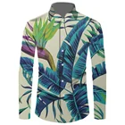 Новинка, гавайская рубашка с тропическим рисунком в стиле племенного Самоа, однобортная повседневная мужская рубашка большого размера оптом