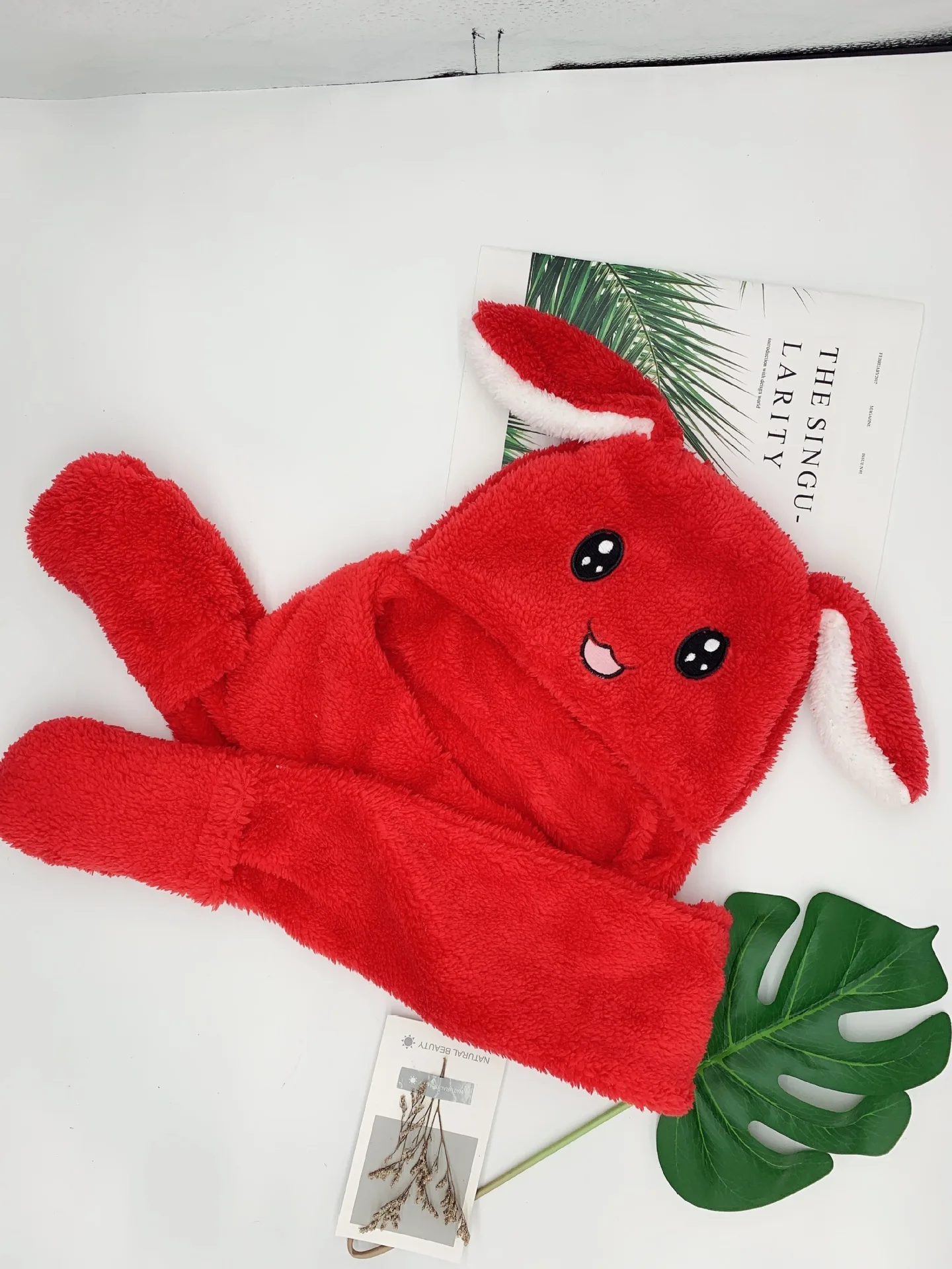 Милые шапки с мультяшными движущимися ушами шапка и повязка на голову цельный