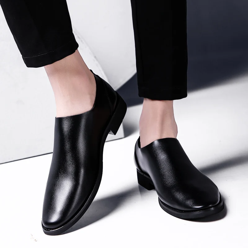 

Loafer Genuine Leather Boat Shoes men slip on Breathable Male Casual Flats Loafers Brand Fashion Men Driving Shoes moccasins
