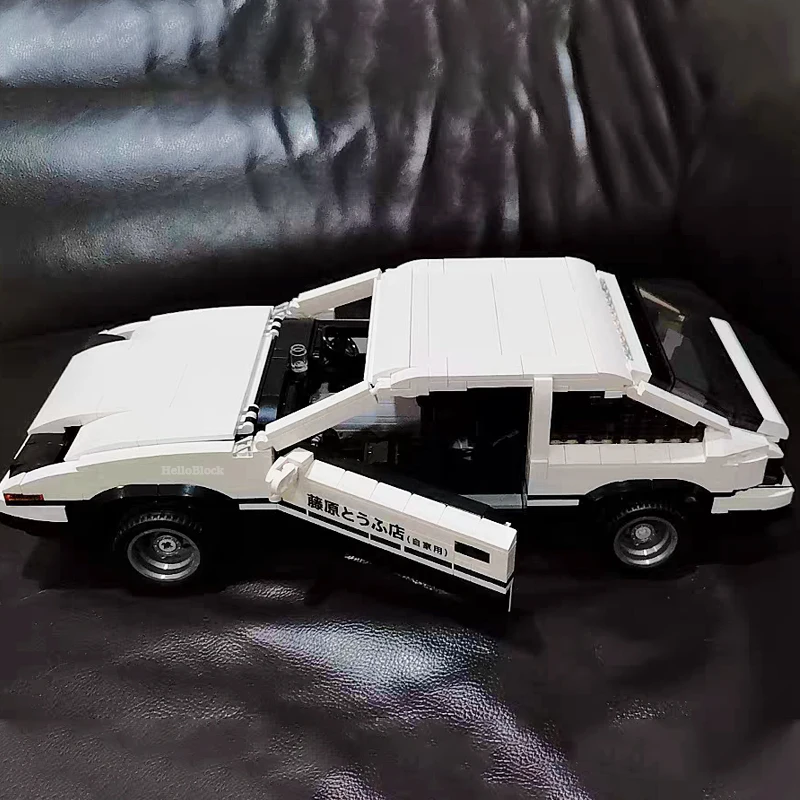 

Creator Series Initial D Toyota K81 AE86 Super RC Car 3D Modle Ae 86 Building Blocks Set Fit Machiner Car Brick Toy For Children