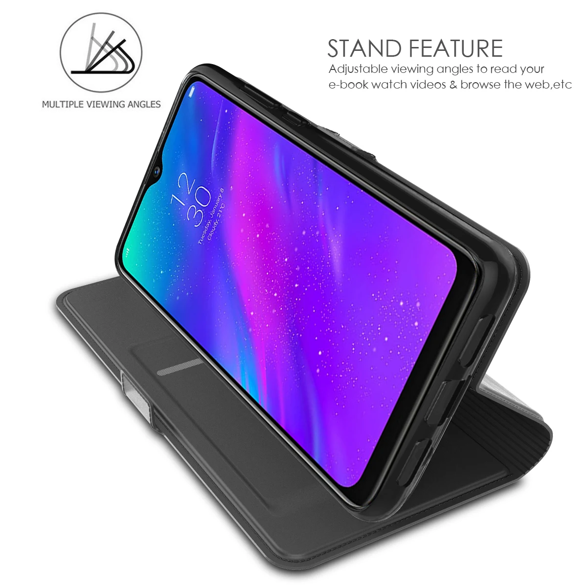 Для Oppo Realme 3 Pro чехол, кожаный бумажник, полная защита, противоударный откидной Чехол-подставка для OPPO Realme 5 Pro, чехол со слотом для карт, роскошный