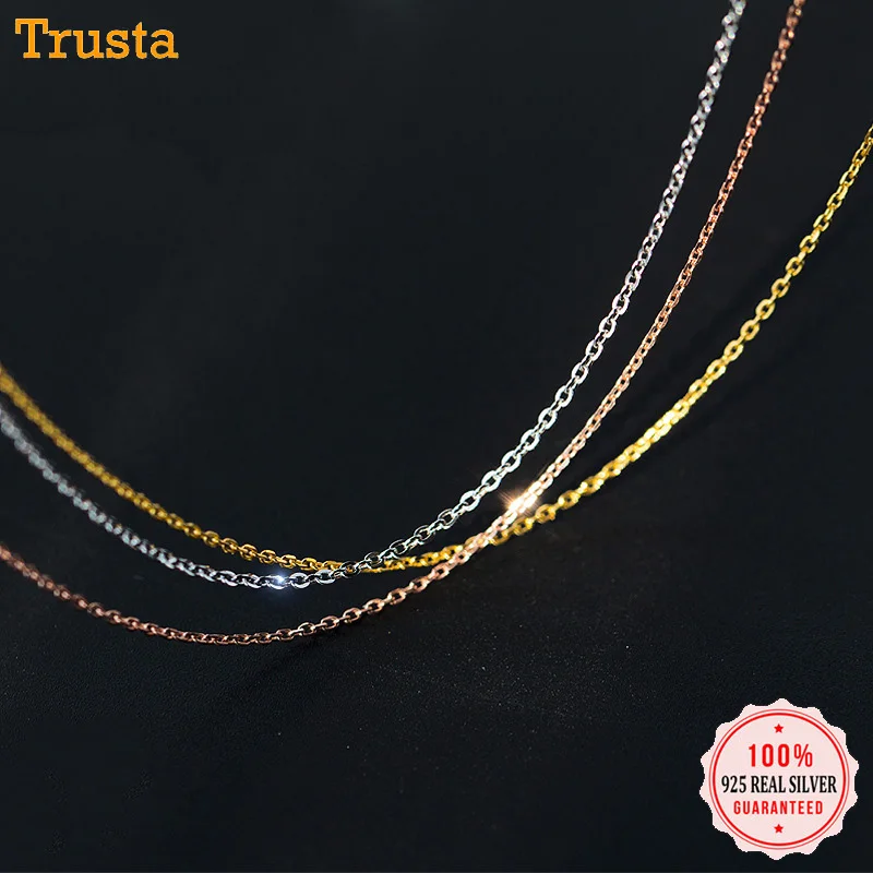 Фото Trusta 100% ювелирные изделия из стерлингового серебра 925 пробы Женская модная