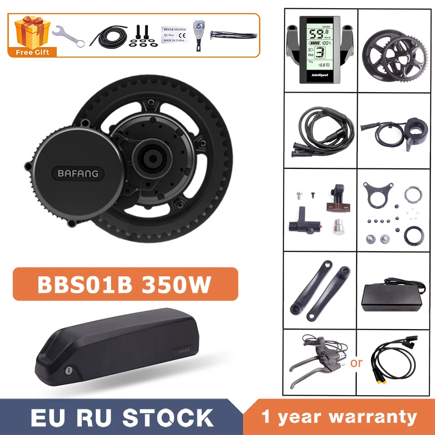 Мотор BAFANG BBS01B 350 Вт 8fun электрический велосипед средний приводной двигатель
