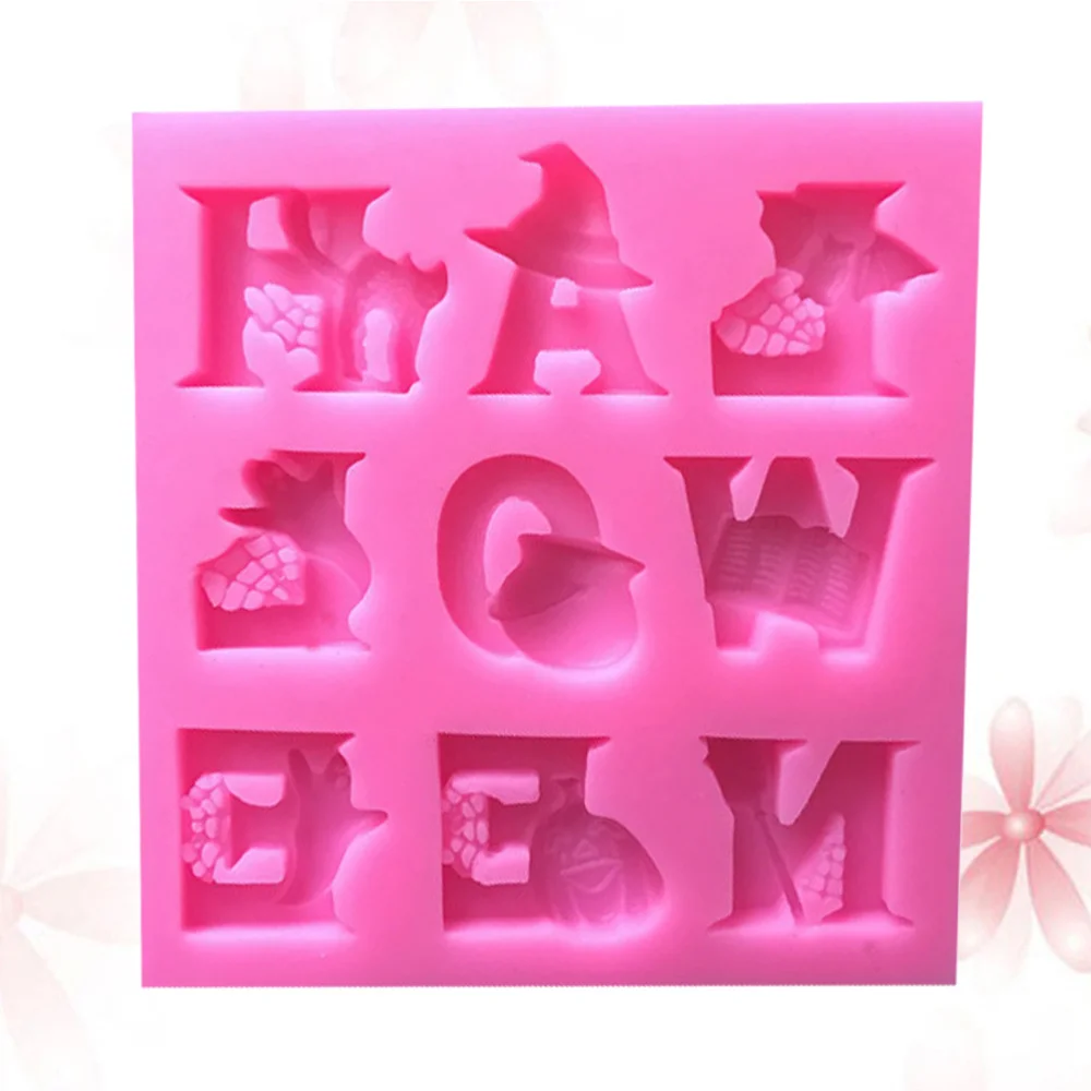 Хэллоуин Ведьма призрак тыква буквы торт форма Сделай Сам торт| |