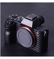 for sony a7iii a7m3 a7r3 camera body protection film carbon fiber stickers scratch resistant rough glue send spare stickers