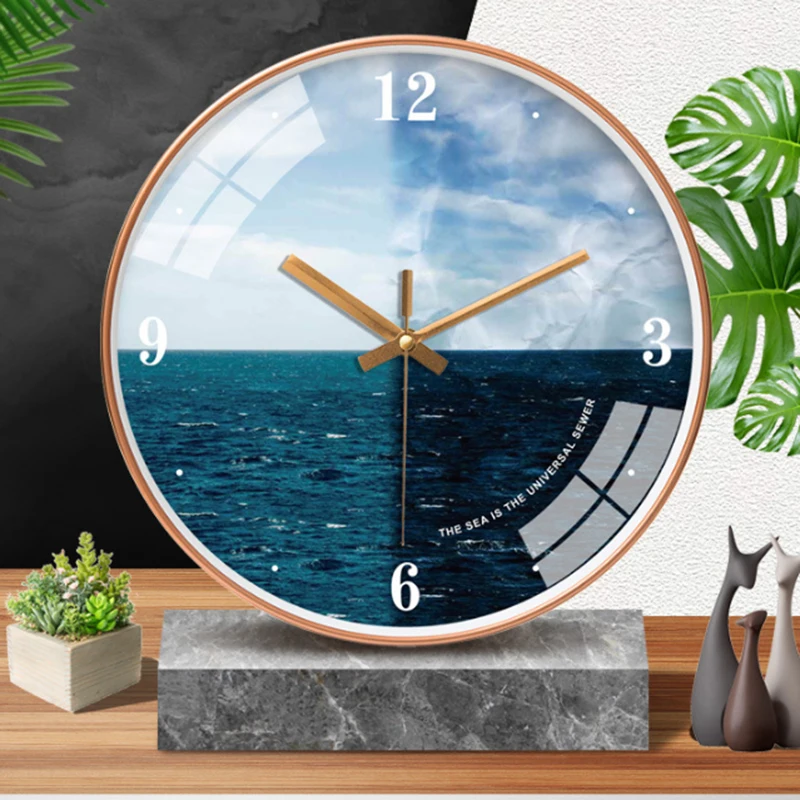 

Новые 3D настенные часы современный дизайн бесшумные механические настенные часы большой размер украшение дома море и Закат Серия домашний ...