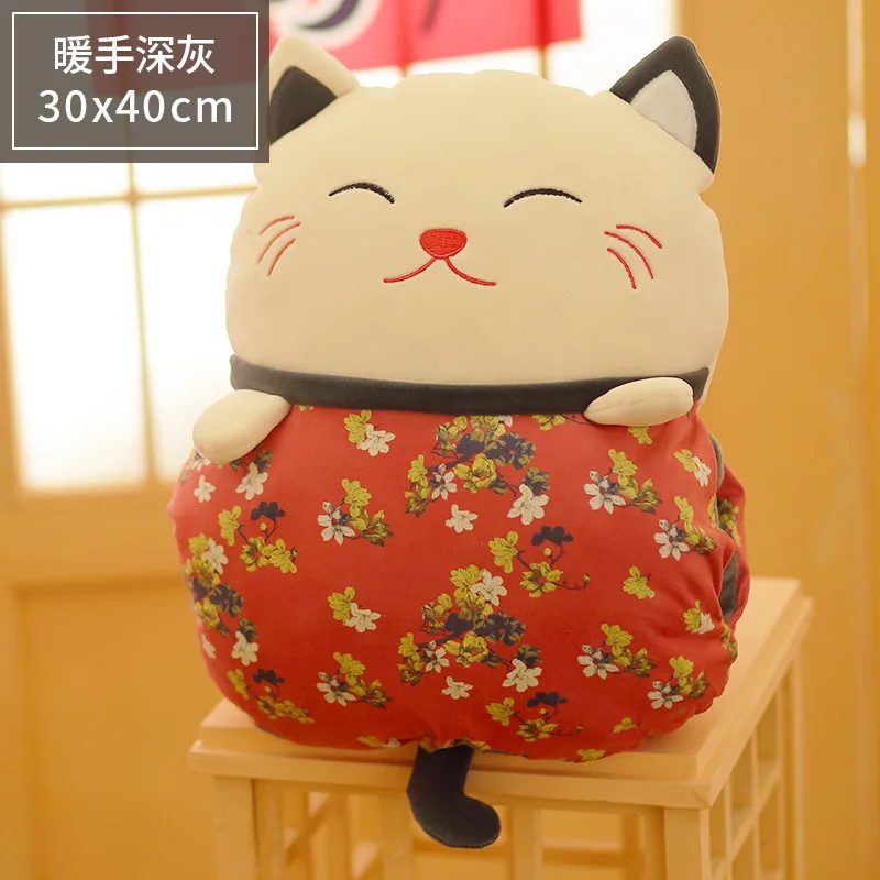 

Pillow Warmer Office Waist Cushion Living Room Sofa Pillow Quilt Dual-use Two-in-One Blanket Children