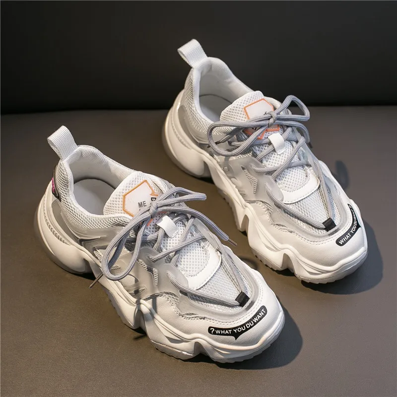 Женские кроссовки с радужной подошвой RASMEUP модные сетчатые для бега пэчворком