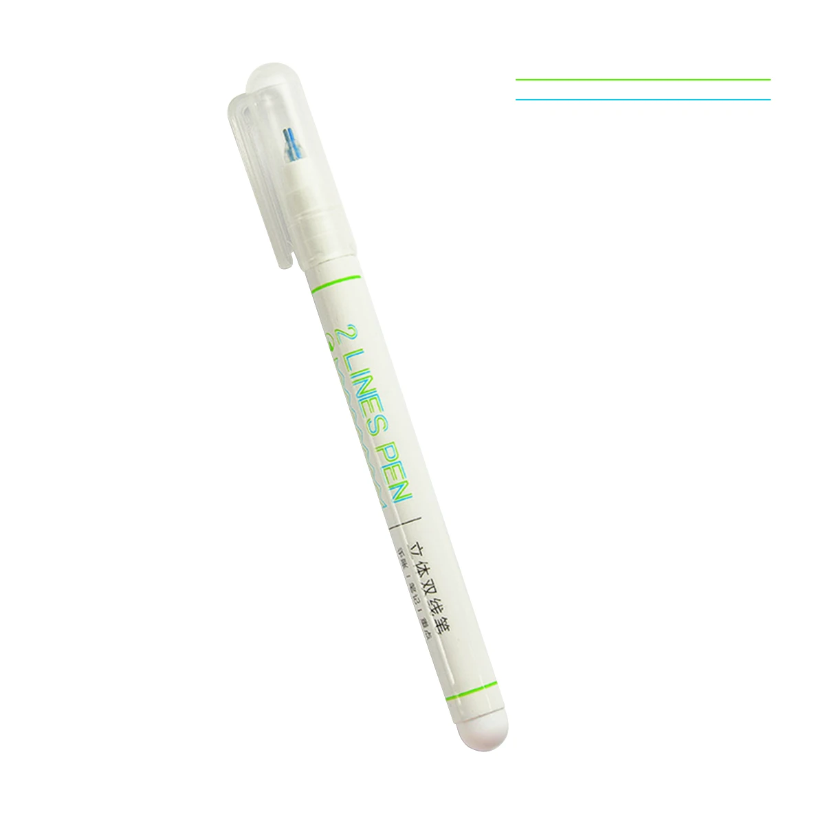 1 шт. две линии гелевая ручка двойные для студентов маркер стерео цветная DIY