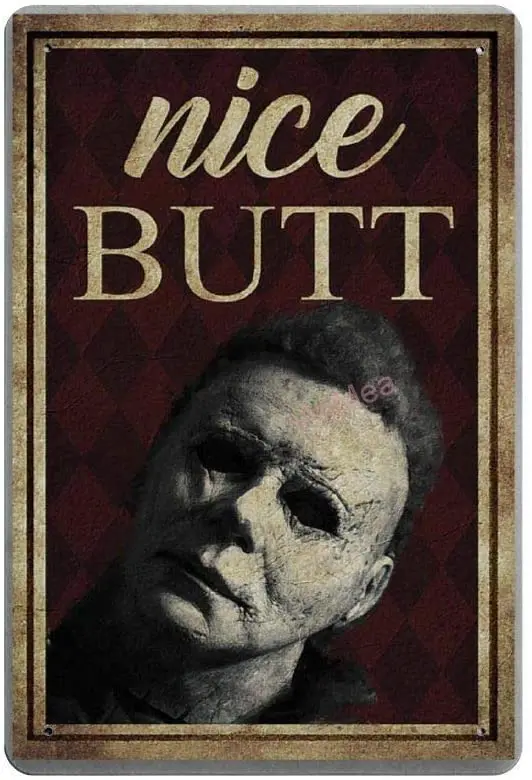 

Nice Butt Retro Metal Tin Sign Plaque Poster Wall Decor Art Shabby Chic Gift