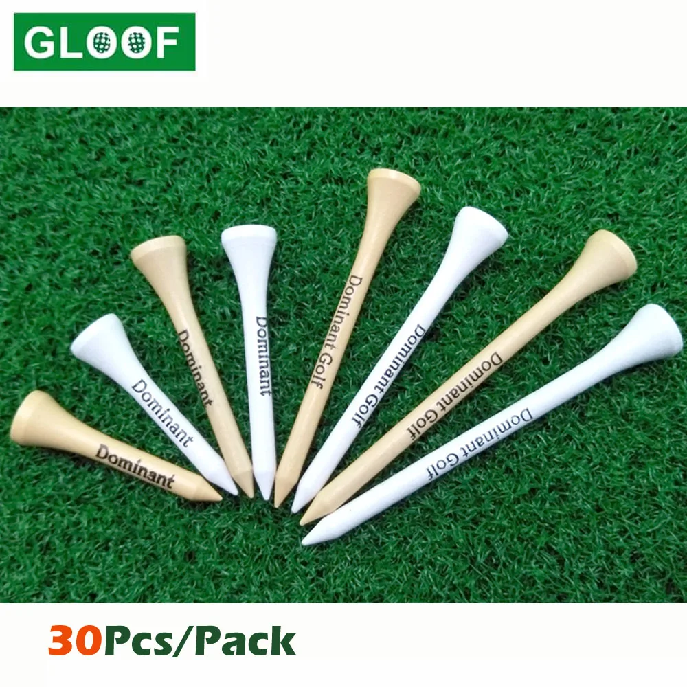 

30Pcs/Pack Wooden Golf Tee Tees Replacement Driving Range Hitting Trainer Club Accessories Golf Holder